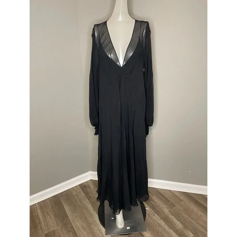 KHAITE The Rami Dress In black - Picture 8 of 11